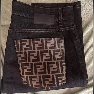 Fendi mens designer jeans size 33/34